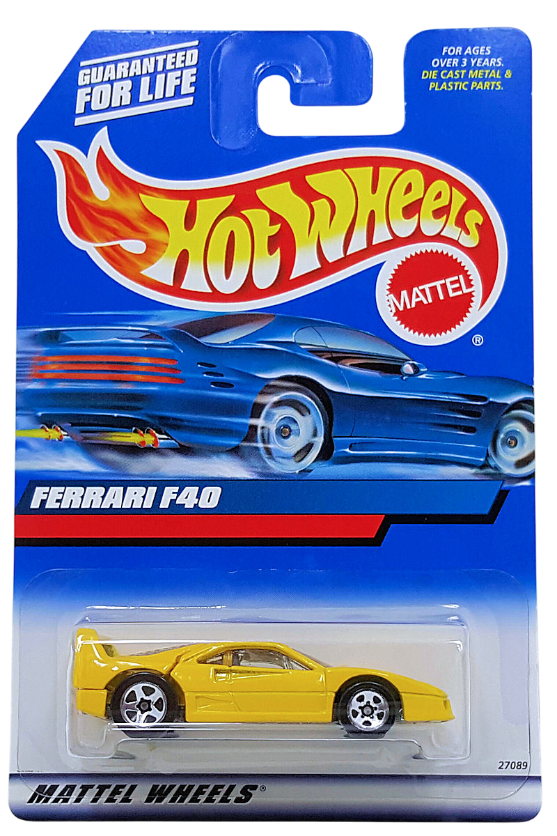 Hot Wheels 2000 Collector 122/250 Ferrari F40 Yellow