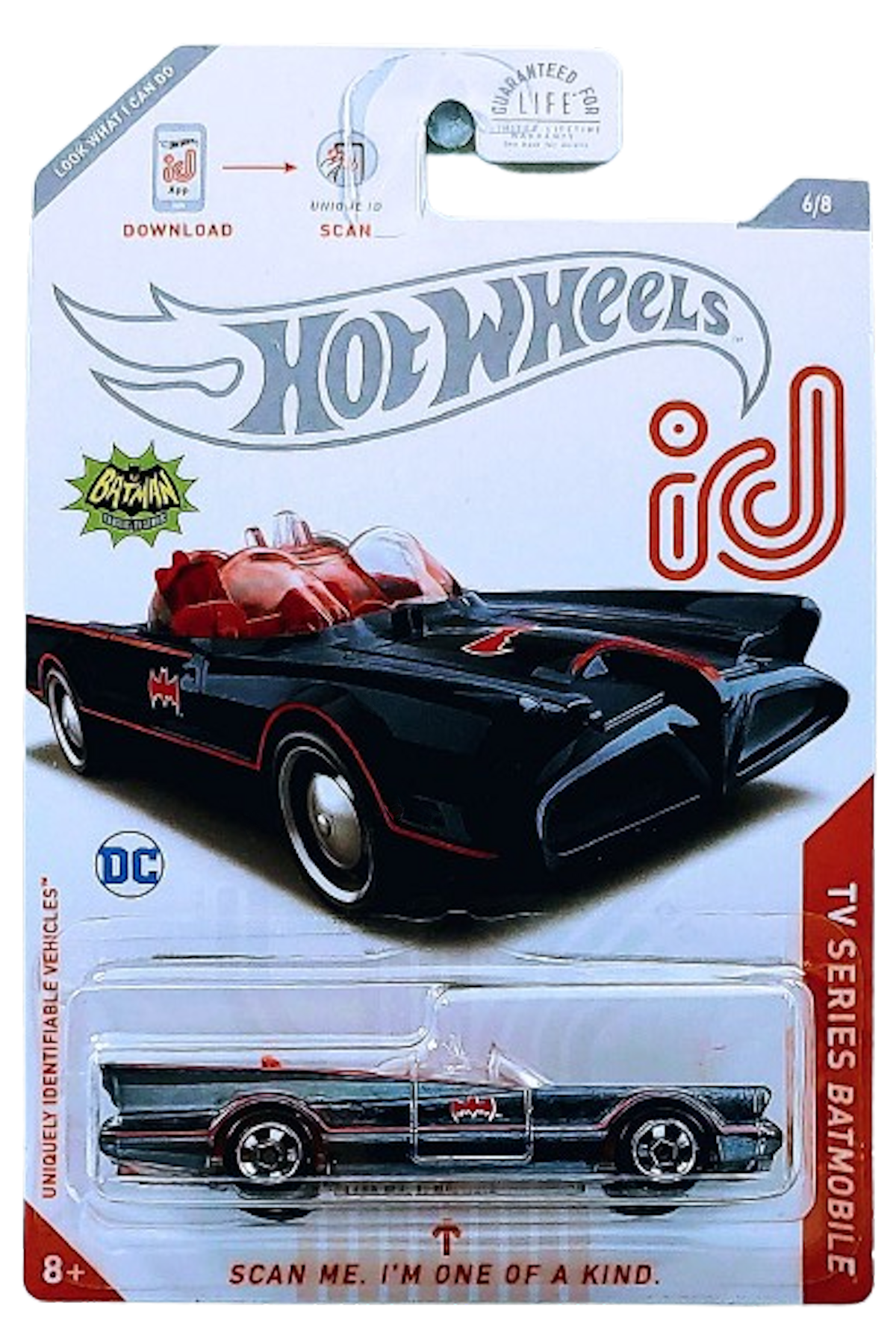 Hot Wheels 2020 id Chase 6 8 TV Series Batmobile Spectraflame Da KMJ Diecast II