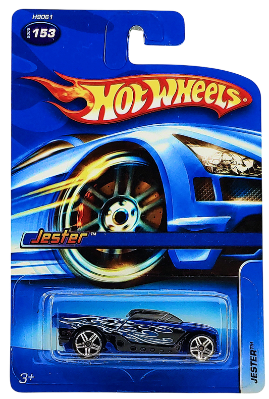 Hot Wheels 2005 - Collector # 153/183 - Jester - Blue - Black Roof - PR5 Wheels - USA '06 Card
