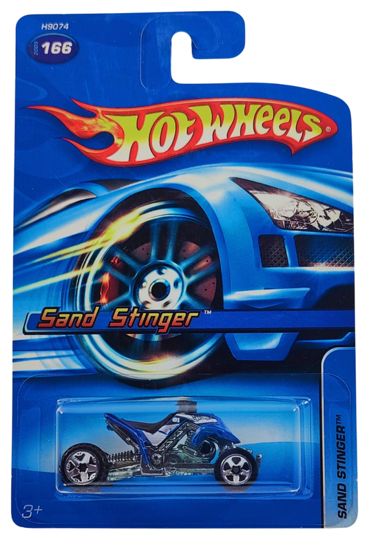Hot Wheels 2005 - Collector # 166/183 - Sand Stinger - Blue - USA '06 Card