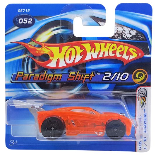 Hot Wheels 2005 - Collector # 052/183 - First Editions 2/10 - Paradigm Shift - Black PR5 Wheels - Short Card