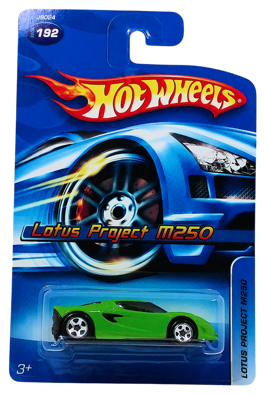 Hot Wheels 2006 - Collector # 192/223 - Lotus Project M250 - Green - 5 Spokes - USA Card