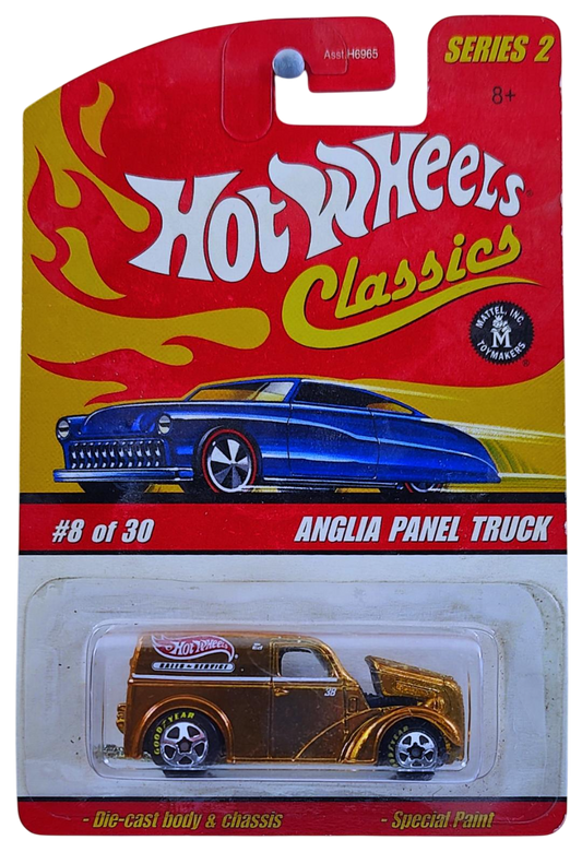 Hot Wheels 2006 - Classics Series 2 # 08/30 - Anglia Panel Truck - Spectraflame Gold - 5 Spokes with Goodyear Tires - Metal/Metal - Limited Edition
