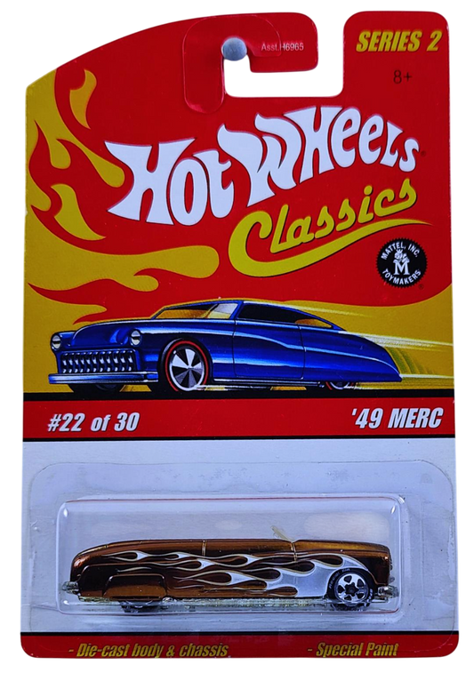 Hot Wheels 2006 - Classics Series 2 # 22/30 - '49 Merc (Convertible) - Spectraflame Brown - Metal/Metal - 5 Spokes on BF Goodrich Tires - Limited Edition