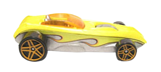 Hot Wheels 2007 - Collector # 149/180 - All Stars 15/24 - Shredded - Yellow over Silver - USA Card