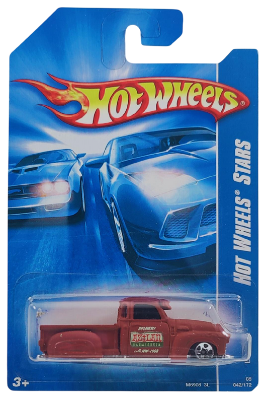 Hot Wheels 2008 - Collector # 042/172 - Hot Wheels Stars 02/36 - La Troca - Matte Brown / 'Azilan Carniceria' - International Card