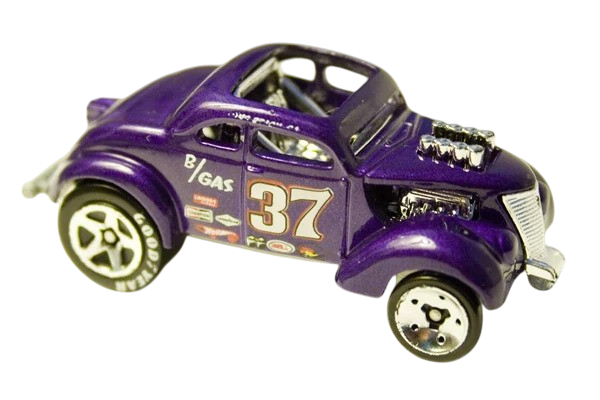 Hot Wheels 2008 - Collector # 025/172 - First Editions 25/40 - Pass'n Gasser - Purple - International 40th Card