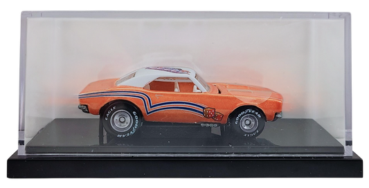 Hot Wheels 2010 - Diecast Space Super Convention - Las Vegas, NV - Liberty Promotions - '67 Camaro - Metalflake Orange / White Roof - Metal/Metal & Real Riders - Opening Hood - Acrylic Display Case - 127 of 300 - Code 3