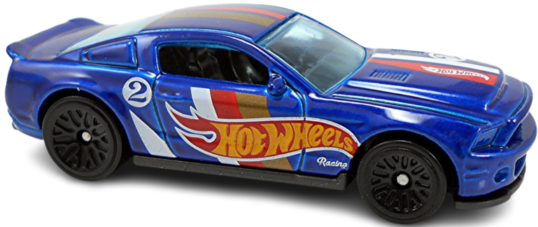 Hot Wheels 2019 - Collector # 192/250 - HW Race Team 7/10 - '10 Ford Shelby GT-500 Super Snake - Dark Blue / Hot Wheels Racing - USA Card