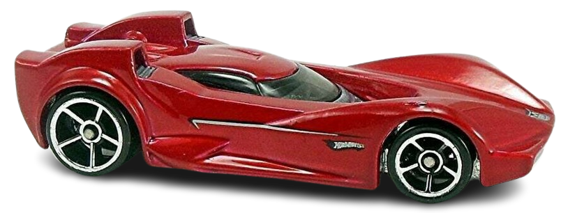 Hot Wheels 2010 - Collector # 035/240 - New Models 35/44 - Scoopa Di Fuego - Red - USA Instant Win Card with Key Chain