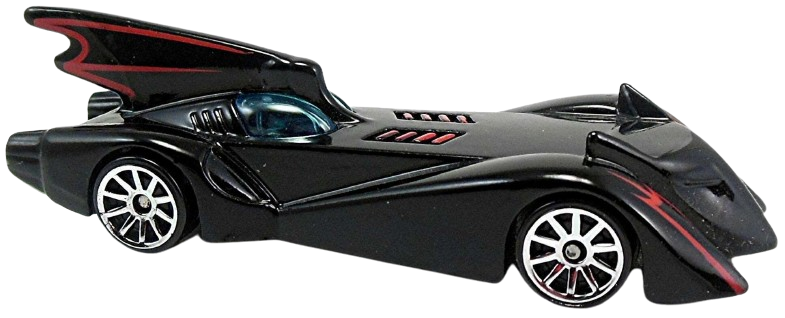 Hot Wheels 2010 - Collector # 042/240 - New Models 42/44 - Batmobile (The Brave and The Bold) - Black - USA Card