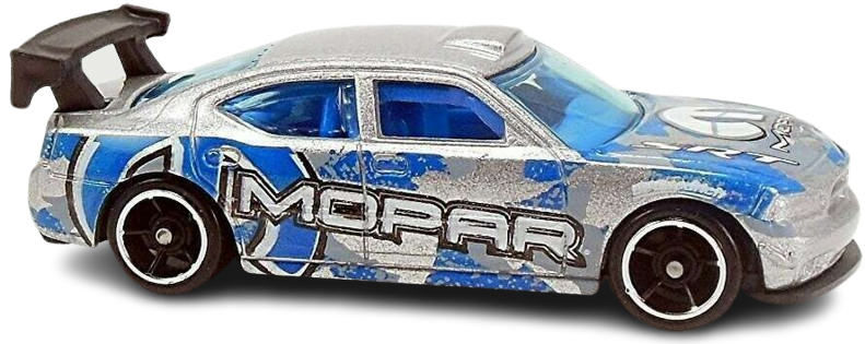 Hot Wheels 2010 - Collector # 043/240 - New Models 43/44 - Dodge Charger Drift Car - Silver - USA