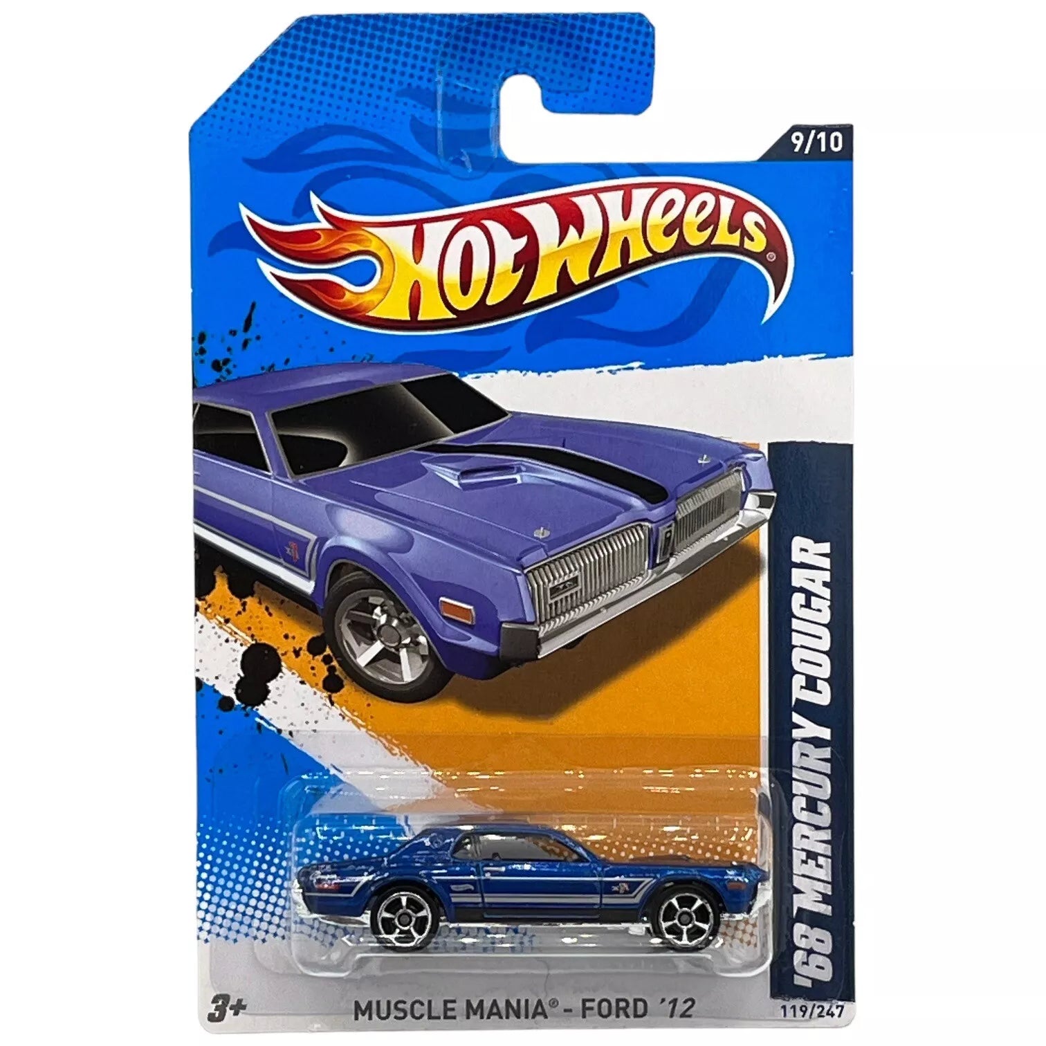 ミニカー HotWHeels 2012 COLLECTOR EDITION Hot Wheels 2012 - Collector # 119/247 - Muscle Mania / Ford 9/10