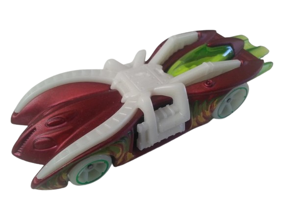Hot Wheels 2013 - Collector # 053/250 - HW Imagination / HW Street Pests - Arachnorod - Satin Red - Glow-in-the-Dark Spider & Wheels - USA Card