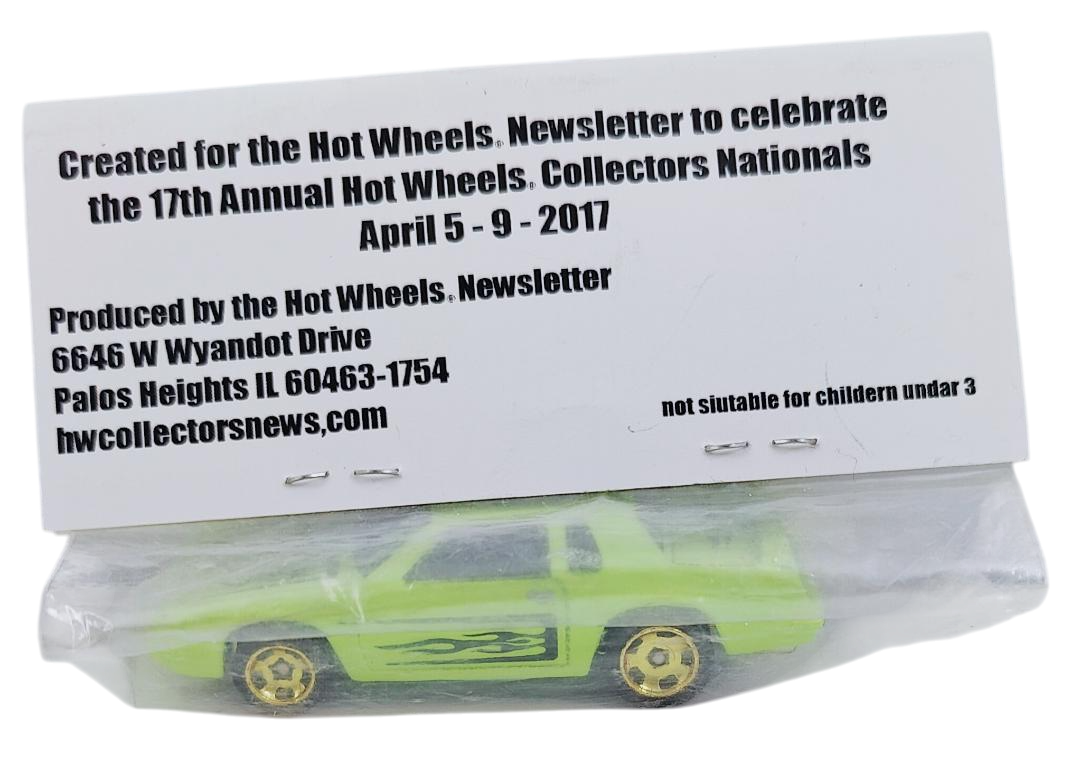 Hot Wheels 2017 - 17th Annual Nationals - Pittsburgh, PA - Newsletter Car - '84 Hurst Olds - Neon Green - Metal/Metal - Baggie Car - Code 3