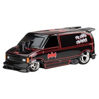 Hot Wheels 2024 - Premium / Pop Culture / Batman - 1985 Chevy Astro Van - Black / The Caped Crusader - Metal/Metal & Real Riders