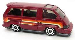 Hot Wheels 2023 - Collector # 095/250 - HW J-Imports 06/10 - 1986 Toyota Van - Maroon - IC