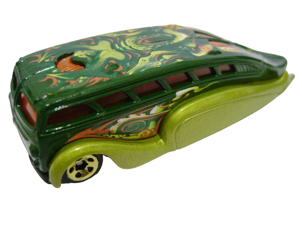 Hot Wheels 2006 - Collector # 091/223 - Highway Horror 01/05 - Low Flow - Dark Green - USA