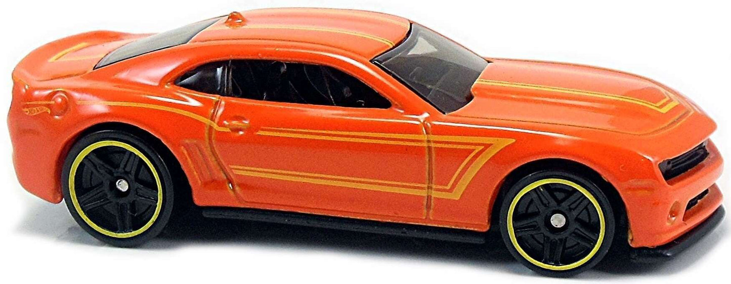 Hot Wheels 2017 - Collector # 180/365 - Camaro Fifty 3/5 - '13 Hot Wheels Chevy Camaro Special Edition - Orange - International Card