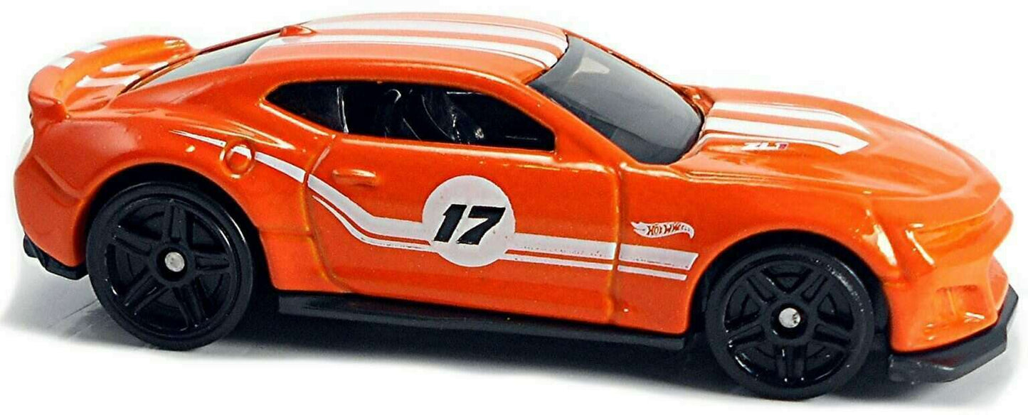 Hot Wheels 2021 - Collector # 154/250 - Then And Now 5/10 - 2017 Camaro ZL1 - Orange - USA Card