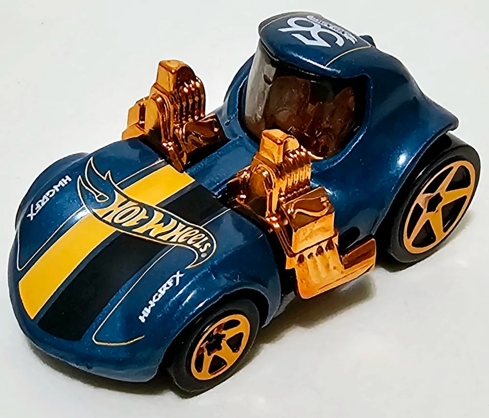Hot Wheels 2024 - 56th Anniversary Wave 2 # 5/6 - Tooned Twin Mill - Turquoise & Copper - Drug & Discount Stores Exclusive