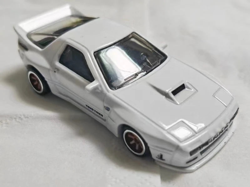 Hot Wheels 2024 - Premium / Car Culture 2-Pack - '04 Mazda Mazdaspeed Miata & Mazda RX7 FC Pandem - Metal/Metal & Real Riders - Large Display Blister Card