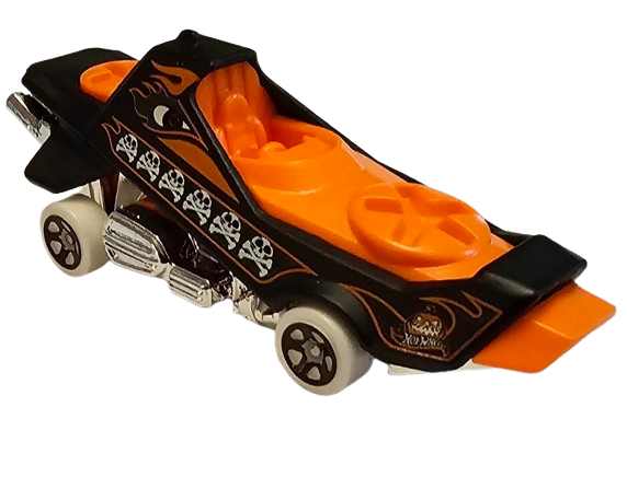 Hot Wheels 2020 - Halloween Series 3/6 - Hover & Out - Matte Black - 5 Spokes