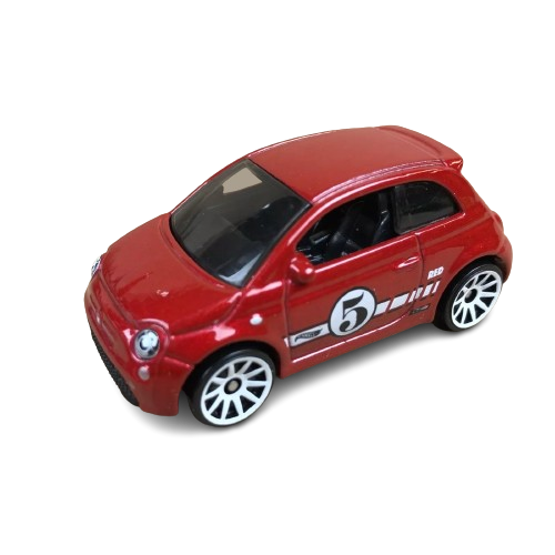 Hot Wheels 2024 - Collector # 022/250 - Red Edition 2/12 - Fiat 500e - Red / #5 - Target Exclusive - USA