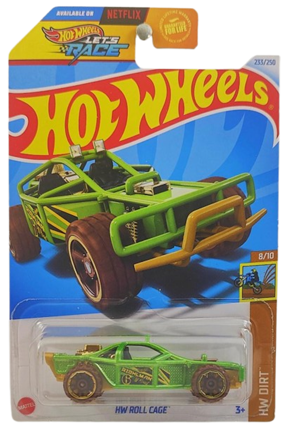 Hot Wheels 2024 Collector 233/250 HW Dirt 8/10 HW Roll Cage