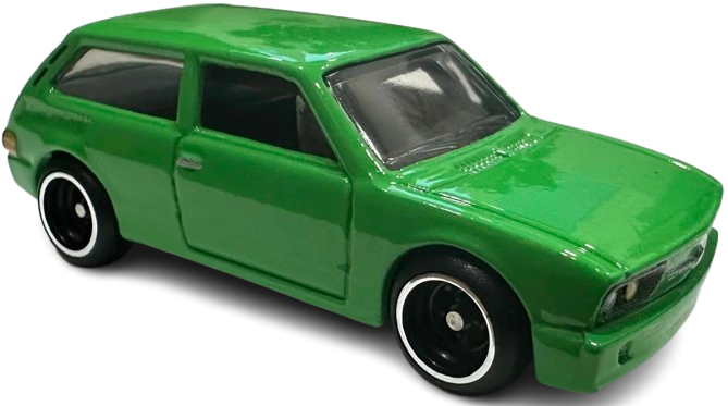 Hot Wheels 2024 - Premium / Car Culture / World Tour 4/5 - Volkswagen Brasilia - Green - Metal/Metal & Real Riders