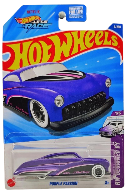 Hot Wheels Buns Of Steel 1/64 Die-Cast Car - Purple Fast Foodie Series (15/250)