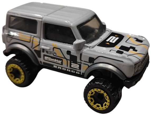 Hot Wheels 2025 - Collector # 020/250 - HW Hot Trucks 1/10 - '21 Ford Bronco - Gray - USA Card