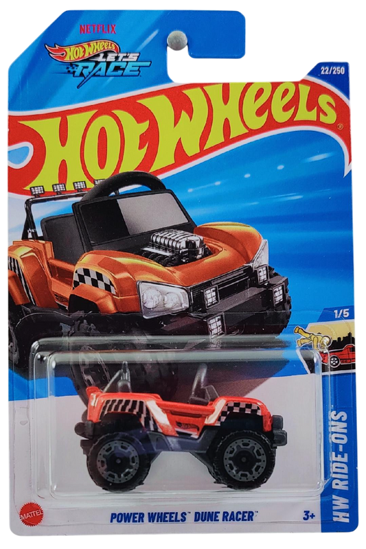 Hot Wheels 2025 - Collector # 022/250 - HW Ride-Ons 1/5 - Bogzilla - Metalflake Brick Red - International 'Let's Race' Card