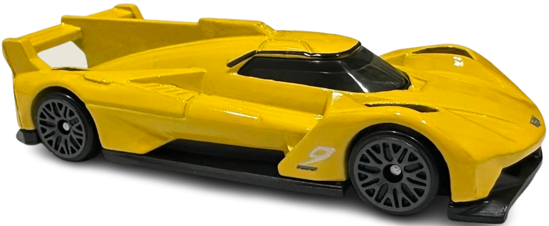 Hot Wheels 2025 - Collector # 099/250 - HW Exotics 1/5 - Cadillac Project GTP Hypercar - Yellow - USA Card