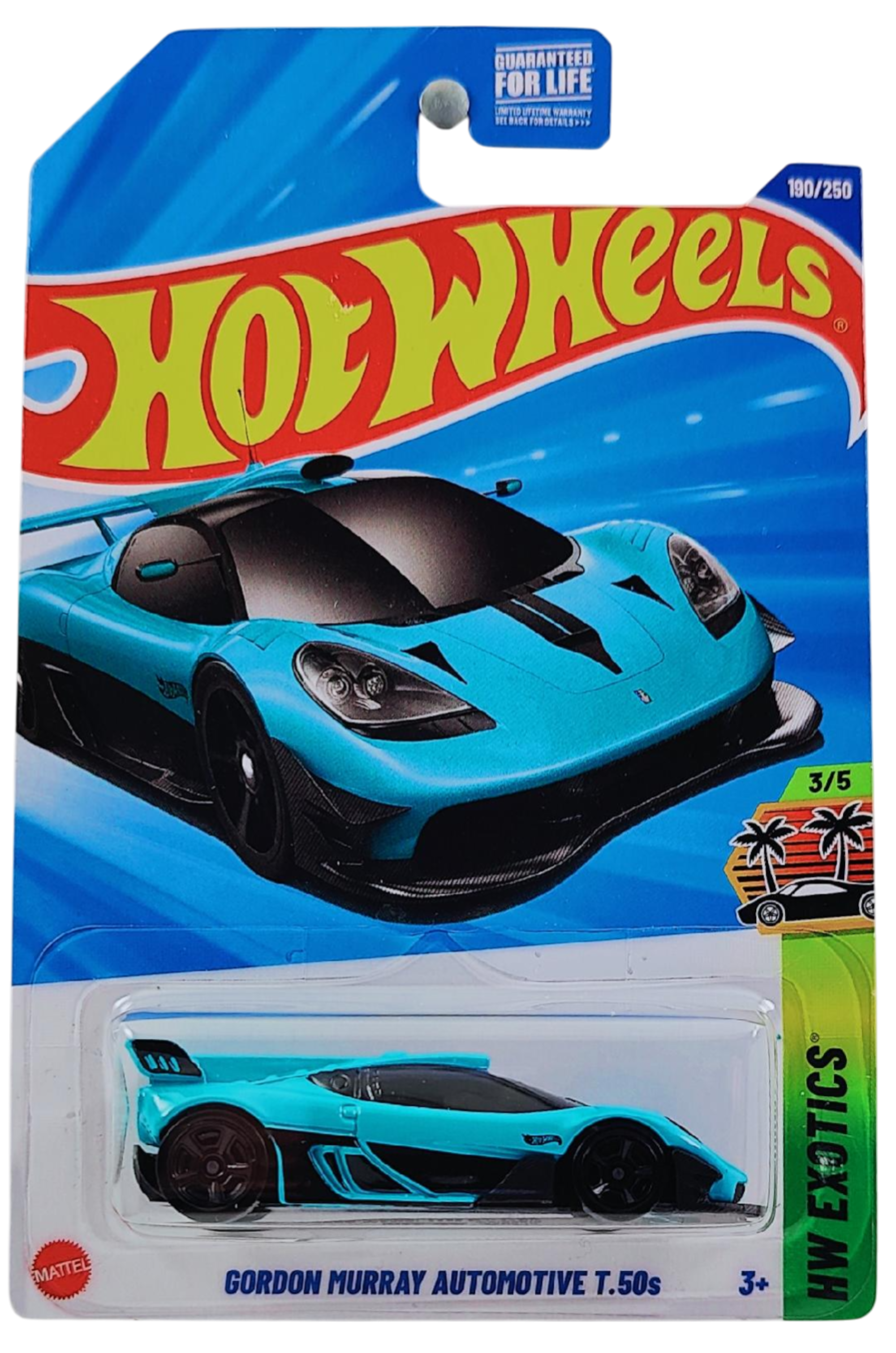 Hot Wheels 2025 - Collector # 190/250 - HW Exotics 3/5 - Gordon Hot Wheels 2025 - Collector # 190/250 - HW Exotics 3/5 - Gordon