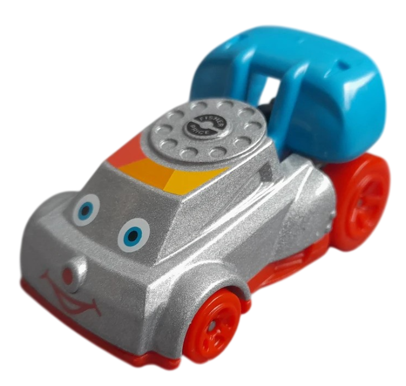 Hot Wheels 2025 - Collector # 216/250 - Experimotors 9/10 - New Models - Quick Chat - Gray Metalflake, Blue with Red Base and Wheels - USA Card