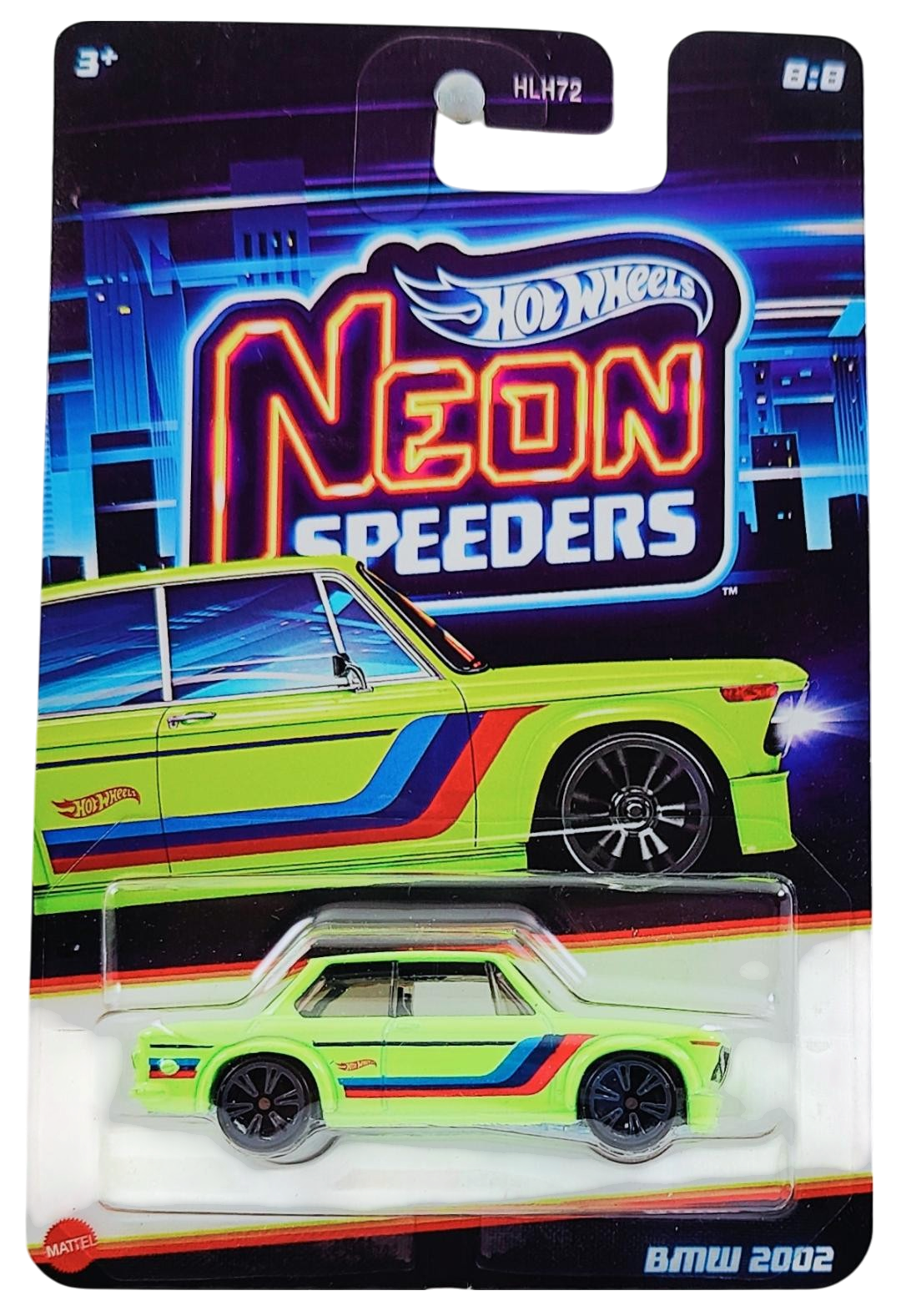 Hot Wheels 2025 - Theme / Neon Speeders 8/8 / Mix 2 - BMW 2002