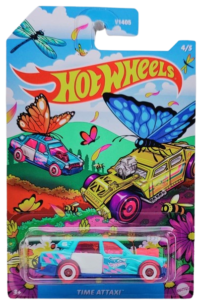 Hot Wheels 2025 - Theme / Easter / Spring Series 4/5 - Time Taxi - Blue - Special 5 Cars Series