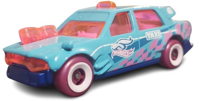 Hot Wheels 2025 - Theme / Easter / Spring Series 4/5 - Time Taxi - Blue - Special 5 Cars Series
