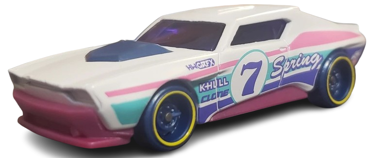 Hot Wheels 2025 - Theme / Easter / Spring Series 5/5 - Muscle Bound - White / #7 - Special 5 Cars Series