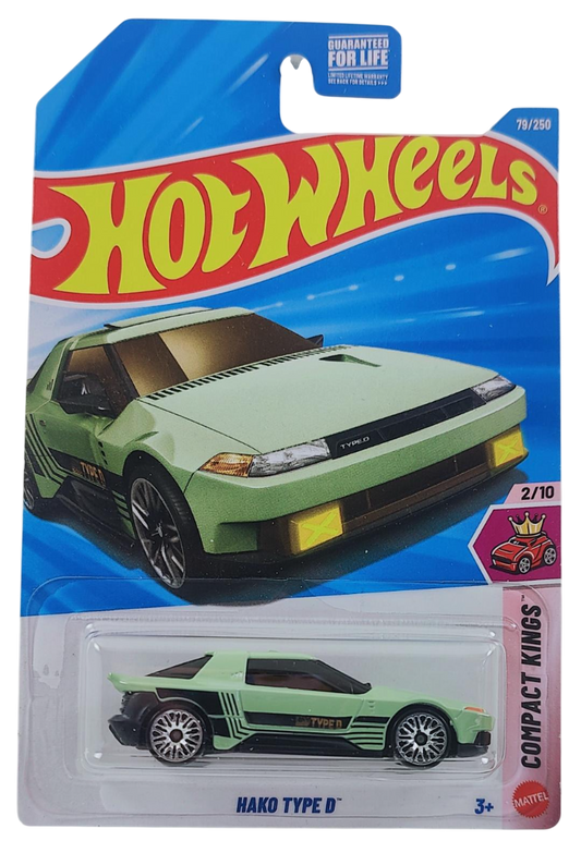 Hot Wheels 2026 - Collector # 078/250 - Compact Kings 1/10 - Hako Type D - Pale Green - USA '2026' Card
