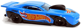 Hot Wheels 2020 - Collector # 250/250 - HW Race Team 3/5 - '10 Pro Stock Camaro - Blue / 'Alex Laughlin' - International 'Laughlin' Card
