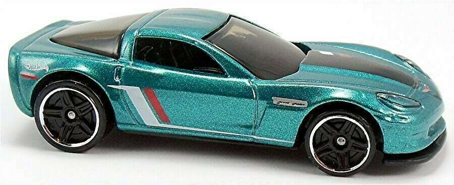 Hot Wheels 2013 - Collector # 024/250 - HW City / Night Burnerz - '11 Corvette Grand Sport - Emerald Green - USA '14