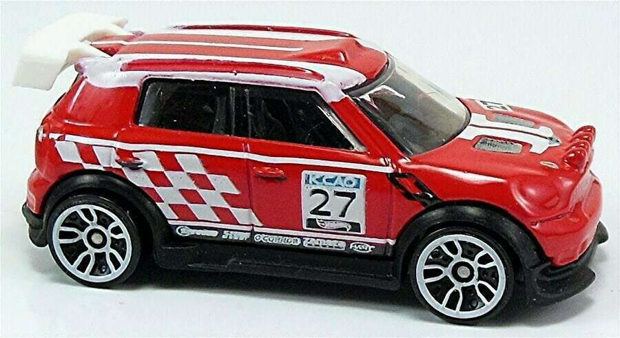 Hot Wheels 2013 - Collector # 093/250 - HW Stunt / Road Rally / New Models - '12 Mini Countryman Rally - Red - USA Card