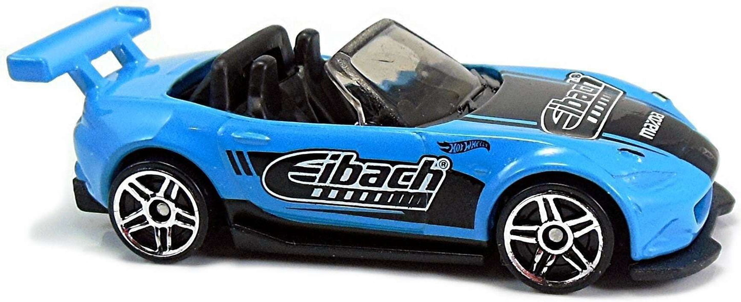 Hot Wheels 2017 - Collector # 177/365 - HW Speed Graphics 9/10 - '15 Mazda MX-5 Miata - Blue - USA