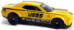 Hot Wheels 2020 - Collector # 234/250 - Muscle Mania 10/10 - '18 Dodge Challenger SRT Demon - Yellow / JEGS