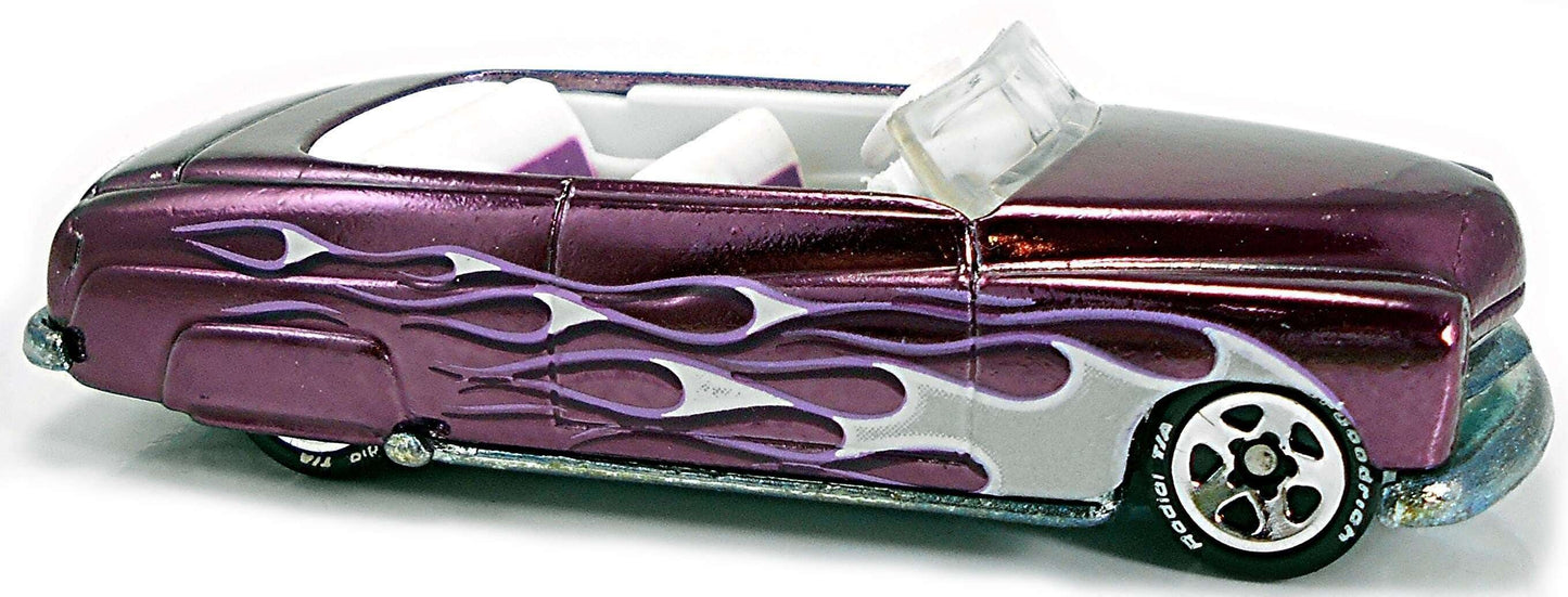 Hot Wheels 2006 - Classics Series 2 # 22/30 - '49 Merc (Convertible) - Spectraflame Purple - Metal/Metal - 5 Spokes on BF Goodrich Tires - Limited Edition