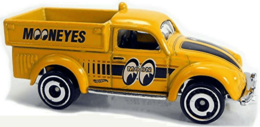 Hot Wheels 2020 - Collector # 095/250 - Rod Squad 2/10 - '49 Volkswagen Beetle Pickup - Yellow / Mooneyes - USA Card
