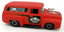 Hot Wheels 2022 - Collector # 076/250 - HW Metro 8/10 - '56 Ford F-150 - Matte Red / Mooneyes - USA Card