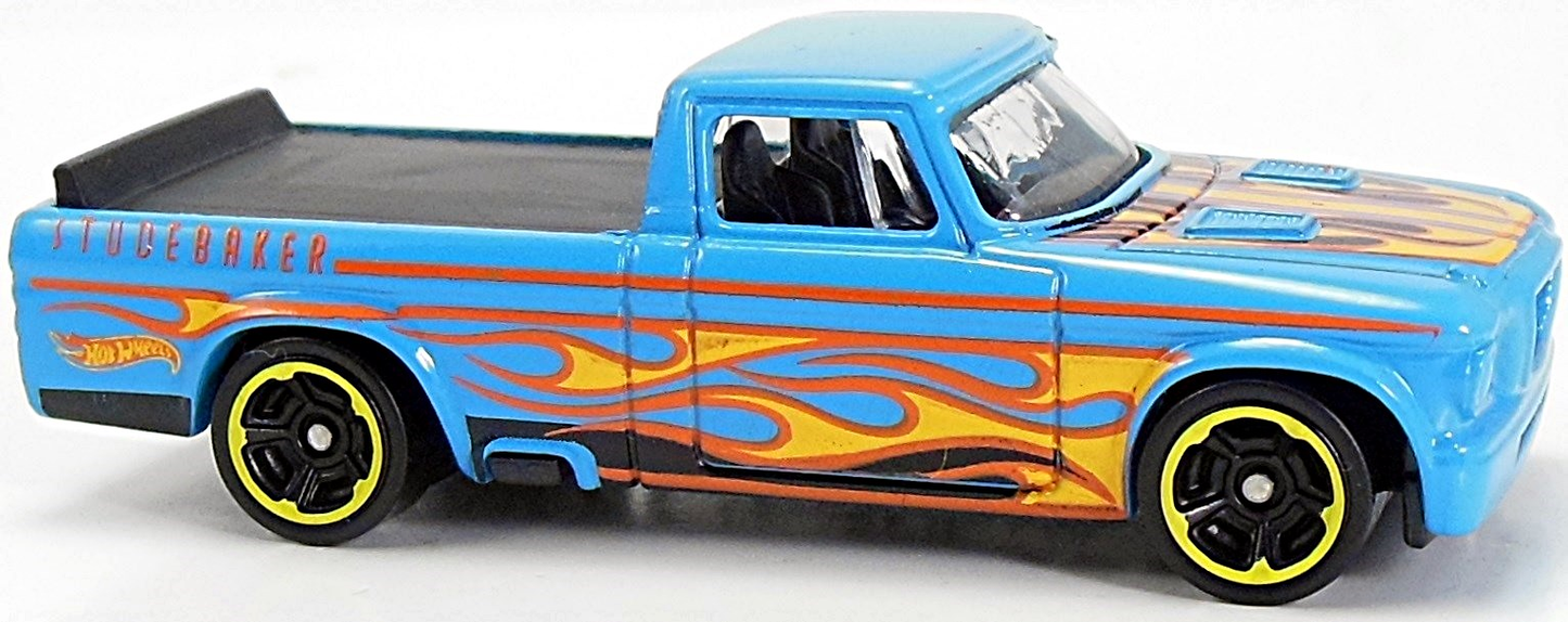 Hot Wheels 2015 - Collector # 214/250 - HW Workshop / Heat Fleet - '63 Studebaker Champ - Blue - USA